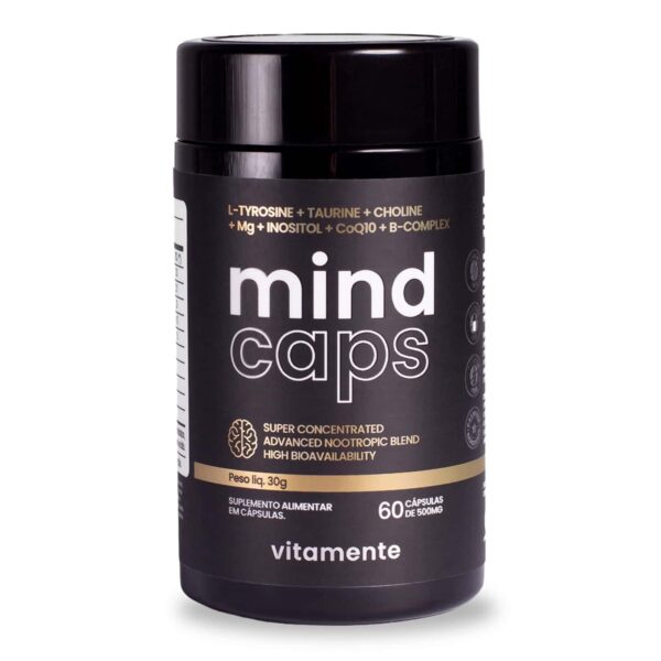 Suplemento Nootrópico Mind Caps Vitamente 60caps