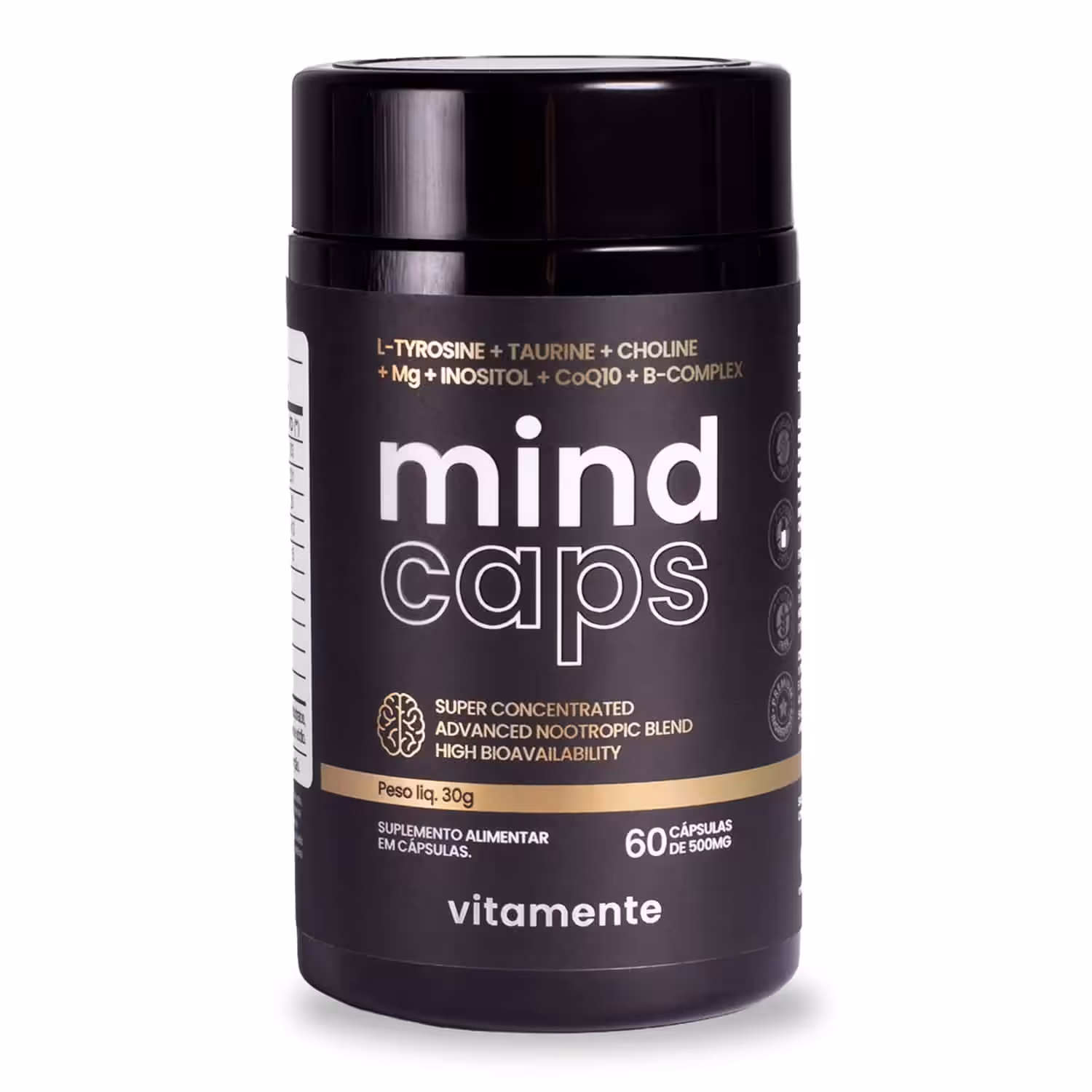 Suplemento Nootrópico Mind Caps Vitamente 60caps
